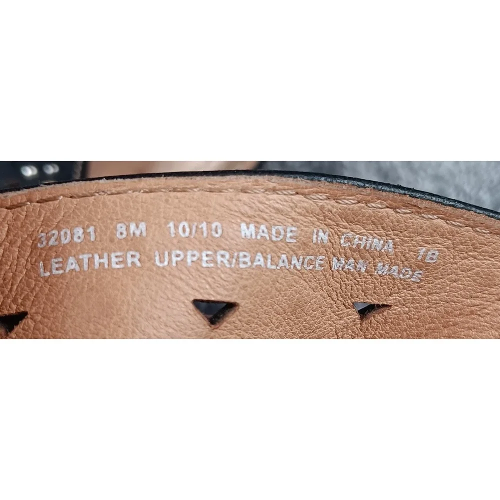 Clarks black studded